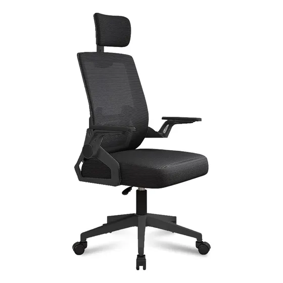 Silla Oficina Ejecutiva Escritorio Ergonomica Gerencial Pc Smart Tech ERGO-1 Color Negro