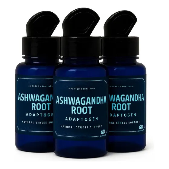 Ashwagandha Premium De India 60 Caps, Libido Unisex Promo X3 Sin Sabor