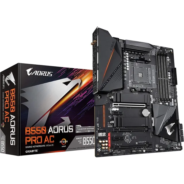 Tarjeta Madre Gigabyte G550 Aorus Pro Ax (amd Am4)