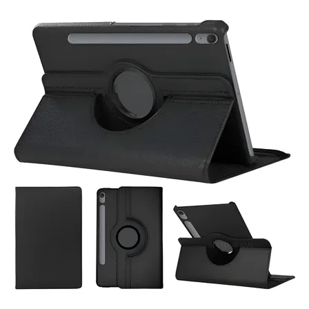 Carcasa Funda Giratoria Para Tablet Samsung S10 Lite X400 Negro