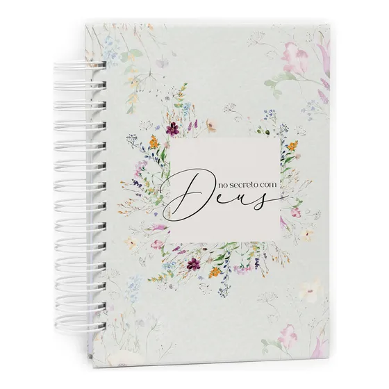 Caderno Devocional No Secreto Com Deus - Capa Dura Premium