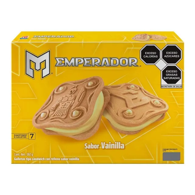 Galleta Gamesa Emperador Vainilla 382g