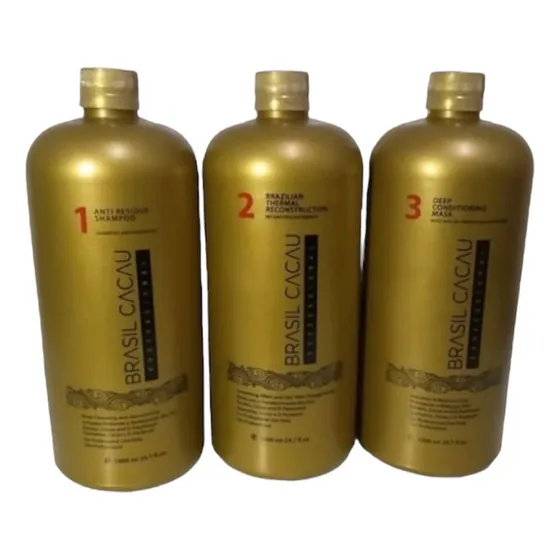 Alisados De Keratina Brasil Cacau 1000ml Lavado Inmediato 