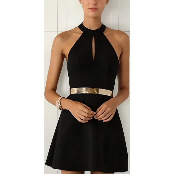 Vestido Corto Encaje Noche Fiesta Importado Mujer