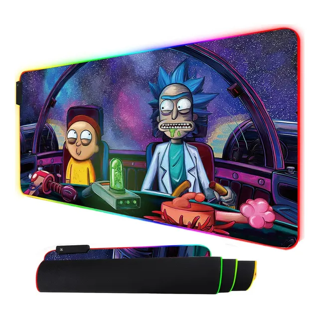 Almohadilla De Juego De Juego Led Led Bimormat Rgb Led Con *