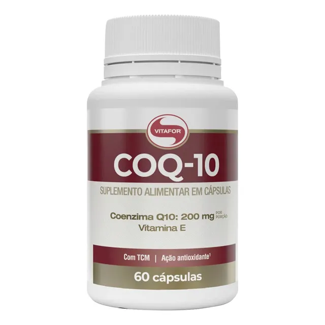 Coenzima Q10 Coq-10 100mg + Vitamina E + Tcm Vitafor 60 Cáps