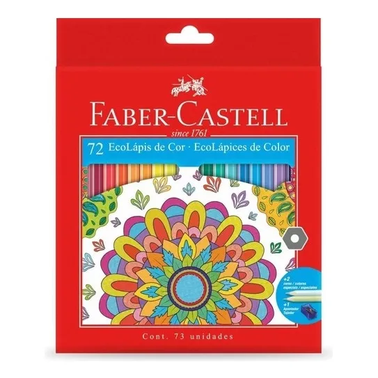 Sacapuntas Ecollis de 72 colores - Faber Castell