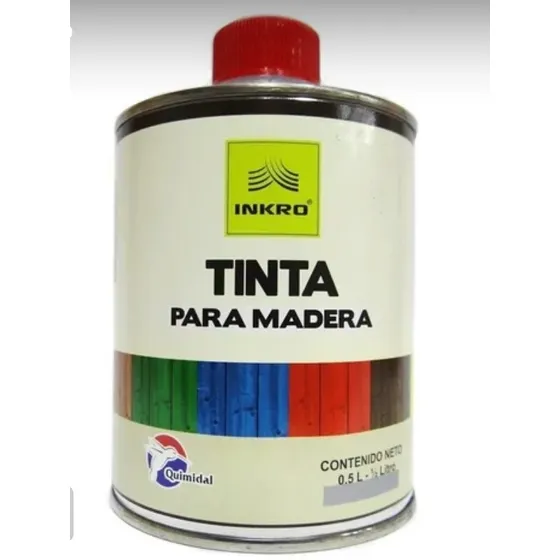 Tinta Wengue Para Madera Marca Inkro Quimidal 