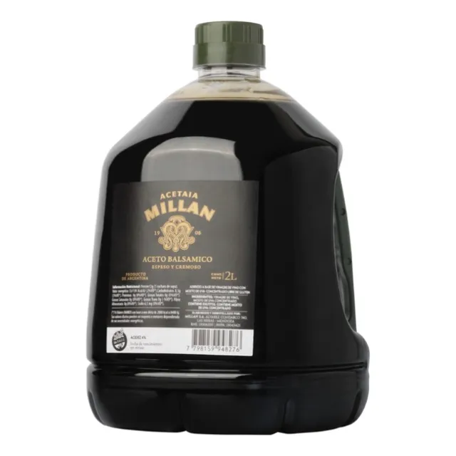 Laur Aceto Balsámico Millan Botella Pet 2000ml Acetaia 