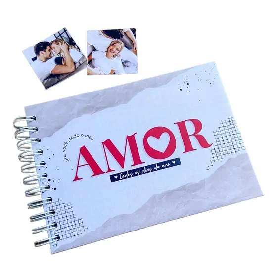 Livro Álbum Namorados Para Meu Amor Personalizado Com Nomes