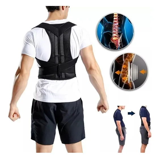 Corrector De Postura Ajustable Espalda Faja Hombre Mujer 
