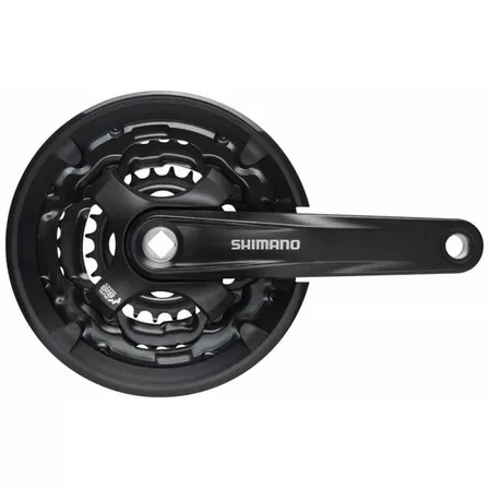 Plato Y Palanca Triple P/ Bici Mtb Shimano Fc-301 C/ Cubre