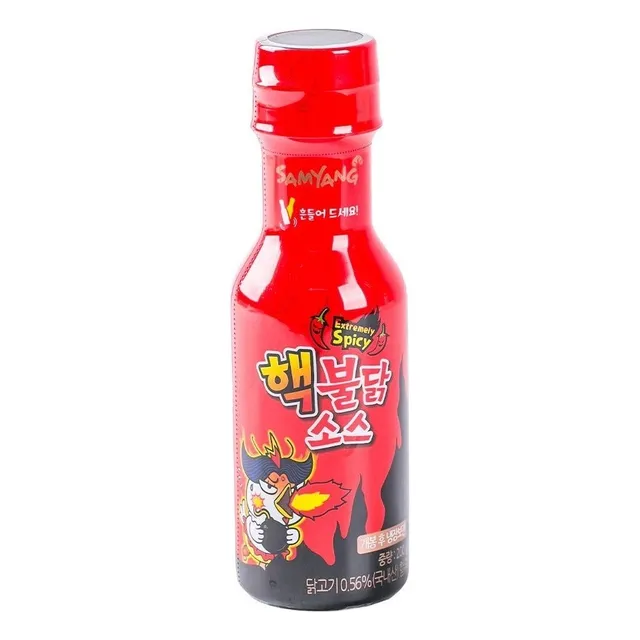 Salsa Coreana 2x Roja Doble Picante Buldak 200g. Samyang.