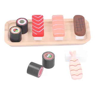 Juguete De Sushi Para Niños, De Madera, Para Restaurante, Ju Juguete De Sushi Para Niños, De Madera, Para Restaurante, Ju