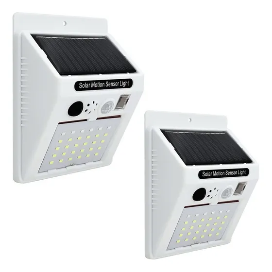 Detector De Movimento Solar Com Alarme Infravermelho, 2 .