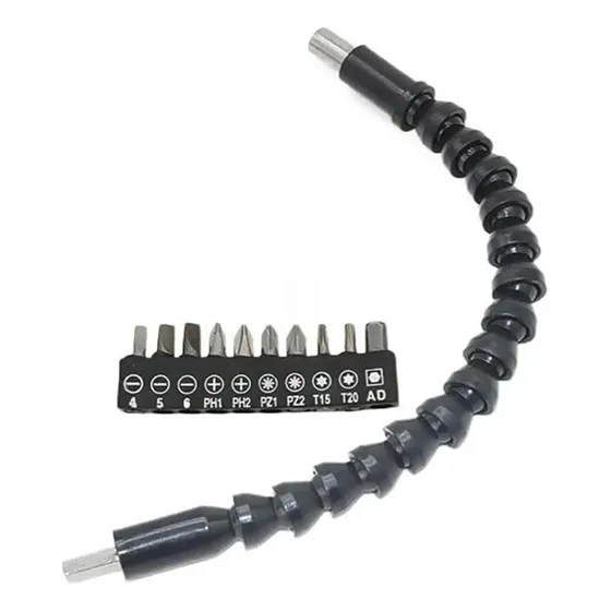 Juego Punta Phillips Con Eje O Extension Flexible 