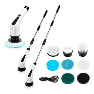 Esfregão Elétrico S/fio Giratório Multiuso 360 Limpeza Esfregão Elétrico S/fio Giratório Multiuso 360 Limpeza