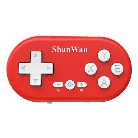 Control Bluetooth Mini Para Ps4 Ps3 Switch Xbox Red