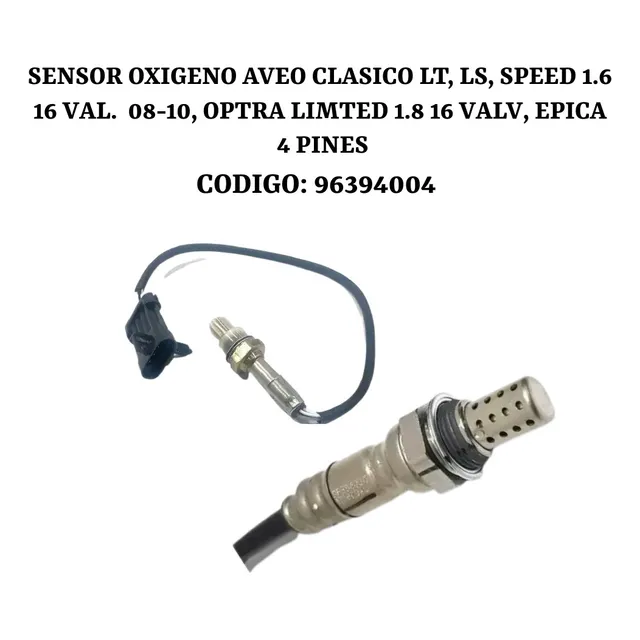 Sensor Aoxigeno Aveo Ls 08-10, Epica 4 Cables 