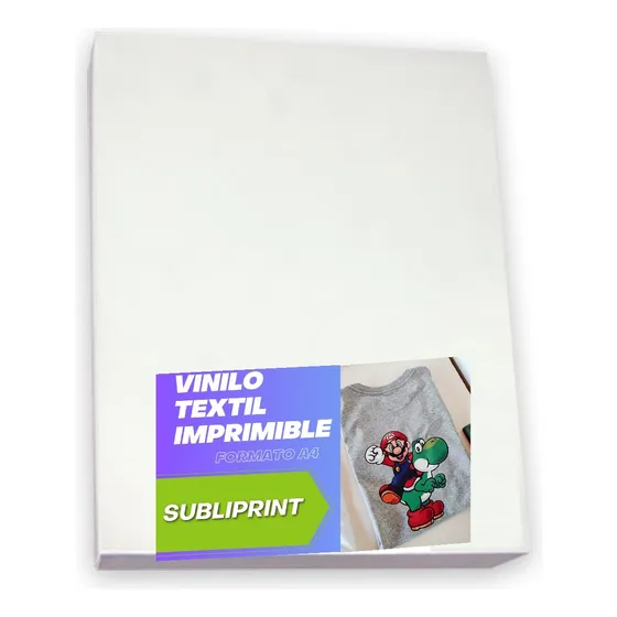Vinilo Textil Pu Imprimible Subliprint 10 Unidades