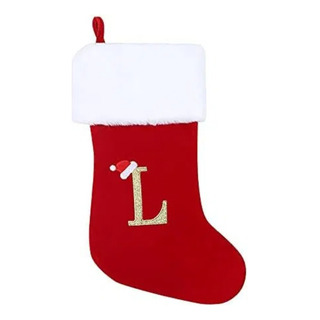 Medias Navideñas Con Monograma De 18 Pulgadas, Medias Navide Medias Navideñas Con Monograma De 18 Pulgadas, Medias Navide