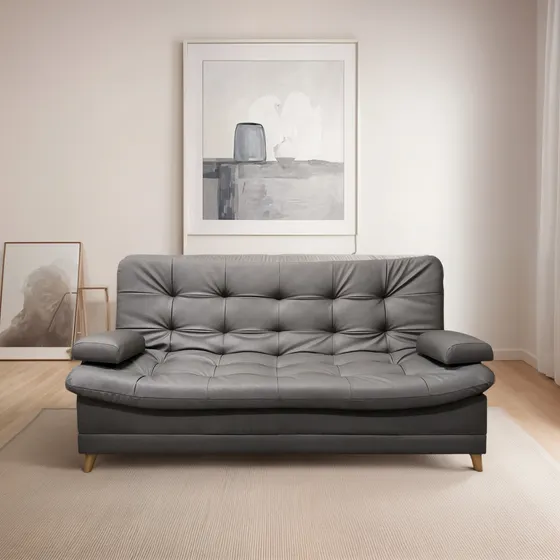 Sofa Cama Antirasguños Mascotas 3 Posiciones Gris
