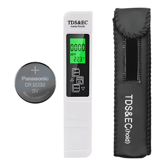 Medidor Conductímetro Calidad Agua Tds Ec Temperatura 3 En 1