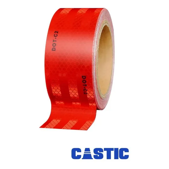 Cinta Reflectiva Roja Dot-c2 Castic (5cm X 45m)