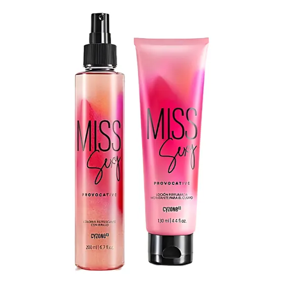Set X2 Miss Sexy Provocative Colonia Cyzone