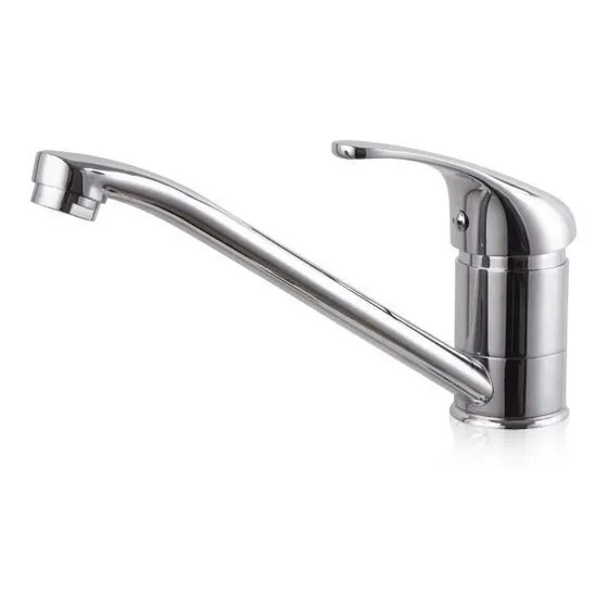 Grifería Cocina/lavadero Krumm Monocomando Acqua Color Plateado