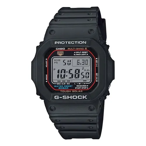 Relógio Casio G-shock Gw-b5600hr-1jf, Com Rádio/energia Sola