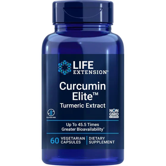 Suplemento Life Extension Curcumin Elite, Cúrcuma, 60 Cápsul