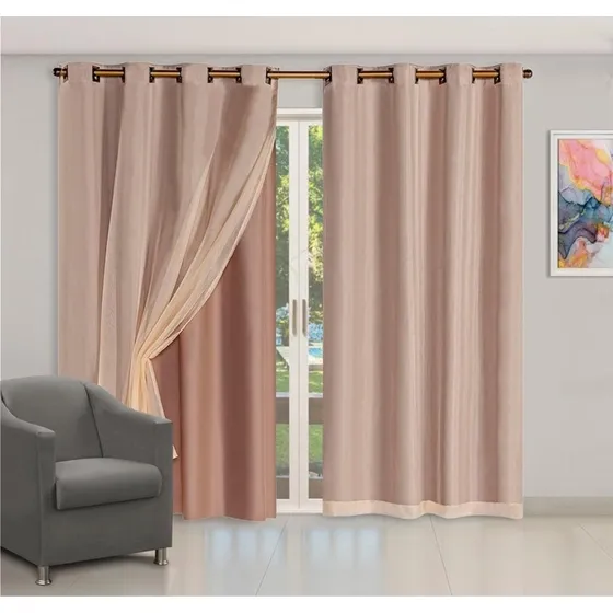 Cortina Corta 100% Luz Quarto Adolescente 2,80 X 2,30 Mts