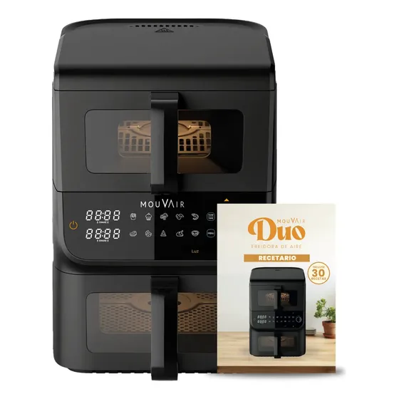Freidora de Aire Mouvair duo 10 L Vertical Doble Cesta