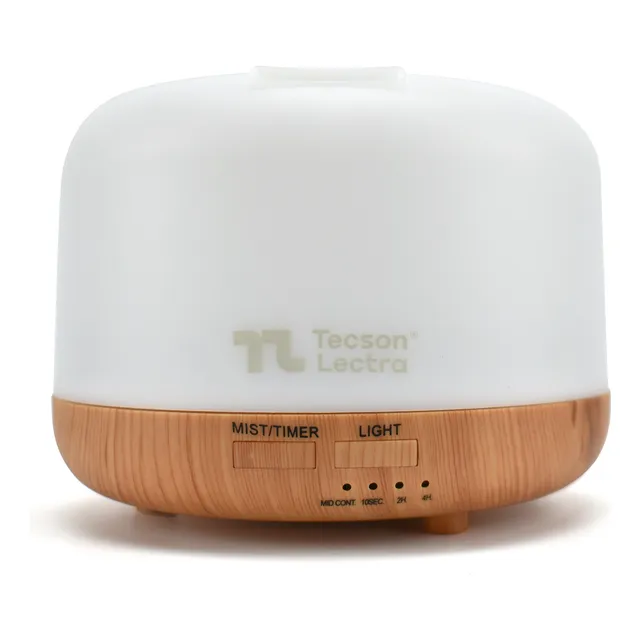 Difusor Humidificador Ultrasonico Aromatizador Bambu Luz  