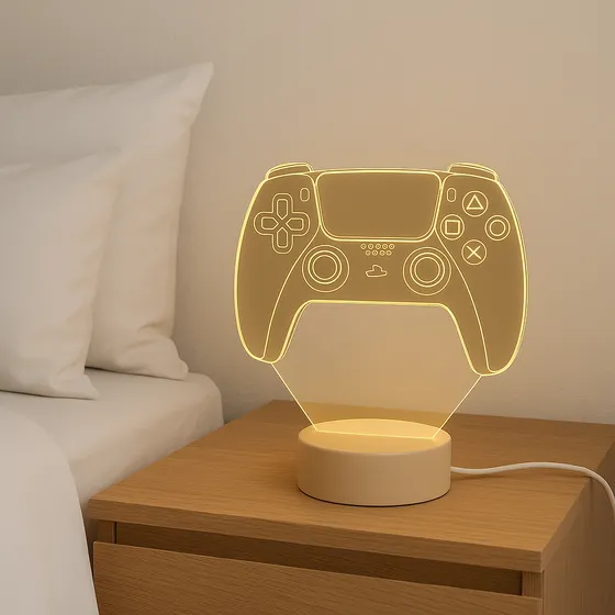Luminária De Led Decorativa Playstation Ps5 1666