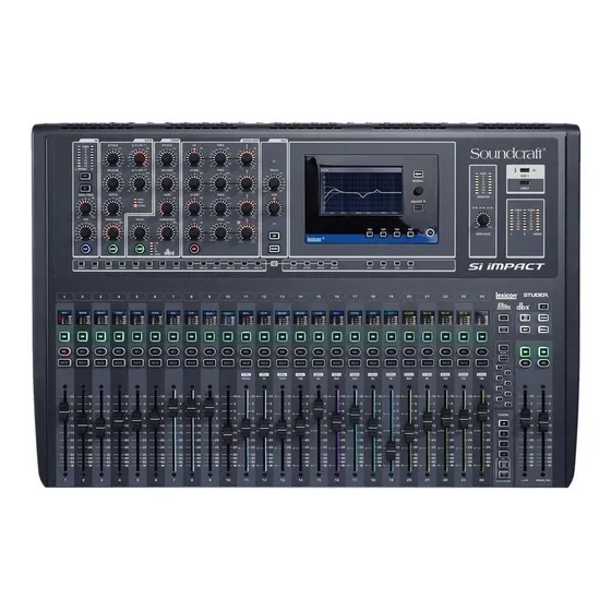 Console Soundcraft Si Impact Si Series de mistura 127/220V