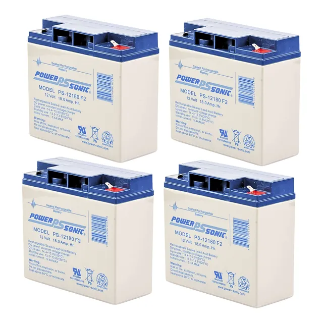 4 Baterías Sellada Recargable 12v 18ah Agm-vrla F2 Ps