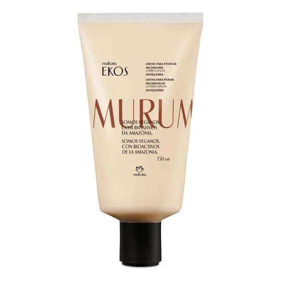 Creme Para Pentear Reconstrução de Fibra Capilar Ekos Murumuru Natura