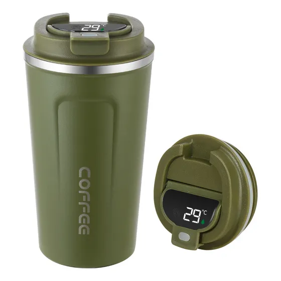 Termo Para Cafe Inteligente Termometro De Acero Inoxidable