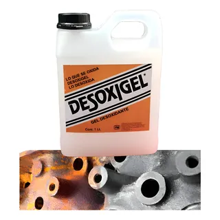 1litro Removedor Quita Óxido Desoxigel Super Gel Desoxidante Blanco