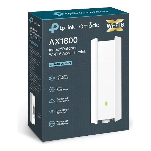 Access Point Tp-link Eap610-outdoor 1201m 2.4/5ghz Blanco