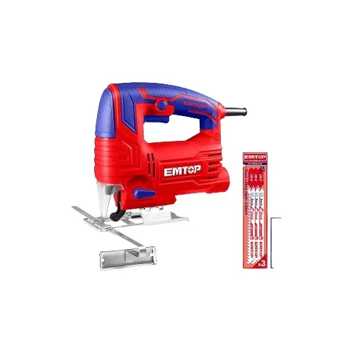 Sierra Caladora Con 3 Sierras Y Carbones, 570 Watts Emtop