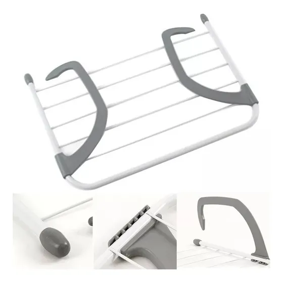 Tendedero Tender Plegable Balcon O Ventana 50x28 Cm Ropa