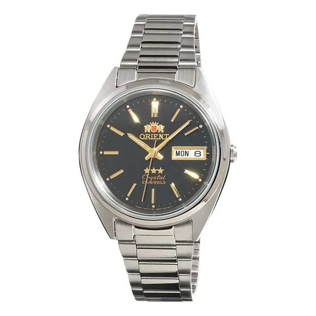 ~? Orient Tristar Reloj De Esfera Texturizada Automática Neg