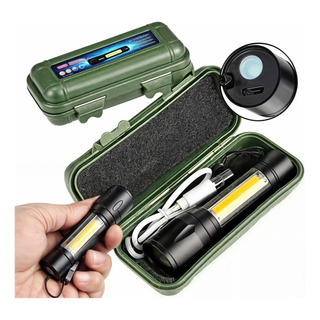 Kit 2x Mini Lanterna Tática Ideal Caça Pesca Trilha Camping Kit 2x Mini Lanterna Tática Ideal Caça Pesca Trilha Camping