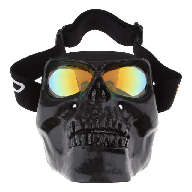 Fa Casco Monster Para Black Negro + Amarillo