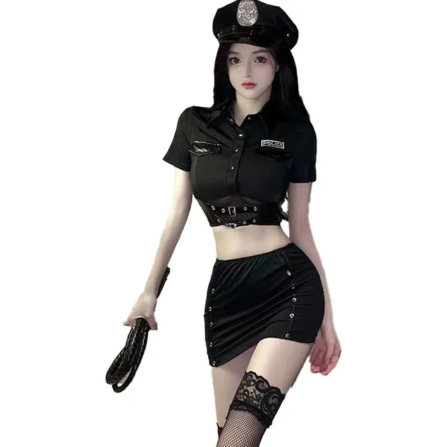 Az. Conjunto De Pijama Sexy, Traje De Cosplay De Policía