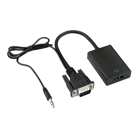 Convertidor Vga A Hdmi Con Audio