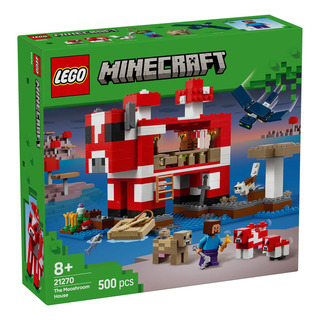 Bloques Lego Minecraft La Casa-champiñaca 500 Piezas 21270 Bloques Lego Minecraft La Casa-champiñaca 500 Piezas 21270
